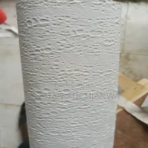 3d Embossed Bright White Matte Paintable Wallpaper