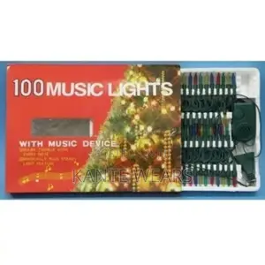 Christmas Lights - 100 Music Lights - Multicolor