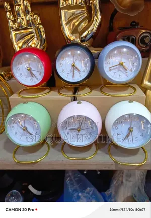 Iron Steel Table Alarm Clocks