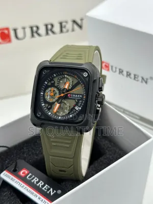 Curren Rubber Chronograph Watch