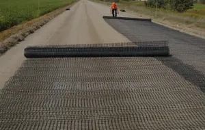 3.9*100 Meters Geogrid/Geosynthetic Fabric Mech Net