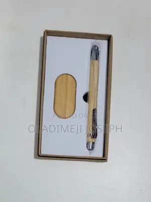 2-N-1 Wooden Flash Drive and Pen