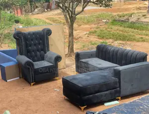 A Set of L Shape With One Console Chair