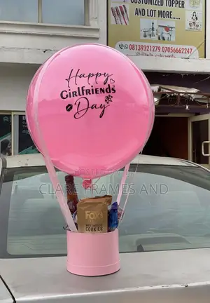 Customized Helium Chocolate Treat Box in Lagos.