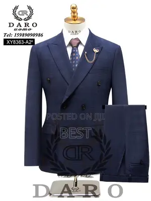 Turkish Luxury Men's Suit (Double Breasted Check Suit)