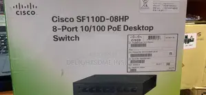 BRSND New Cisco Sf110d-08hp 8-Port 10/100 Poe Desktop Switch