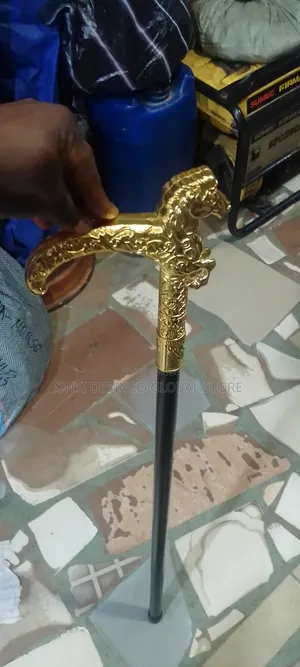 Golden Luxurious Wedding Walking Stick Chieftaincy Walking Stick