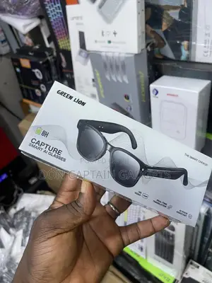 Green Loin Capture Ai Smart Glasses With Camera and Ai Voice Assistant