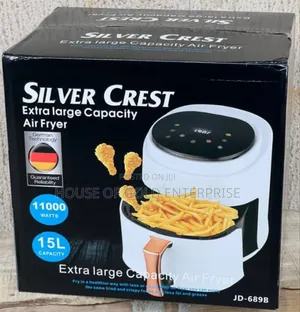 15l Silver Crest Extra Large Capacity Air Fryer, Model Jd-689b