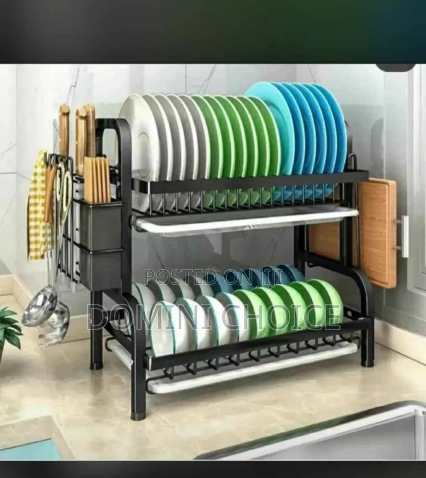 Double Layer Plate Rack