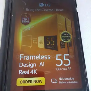 55 Inches Smart Tv With in-Built Bluetooth, Wifi, Facebook