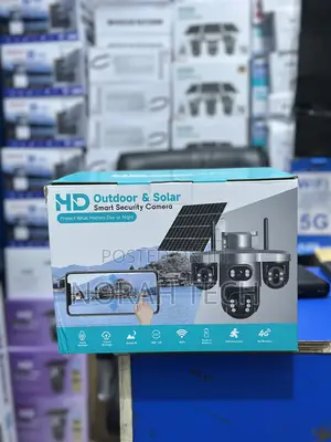 4g Triple Lens V380 Hd Outdoor Solar Camera