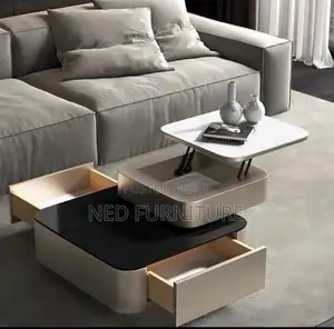 Single Center Table Set With Drawers