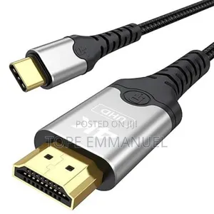 Usb C to Hdmi Cable 3ft, at 30hz/1080p at 120hz Monodirectional Type C