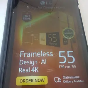 55 Inches Home Dashboard Smart Tv