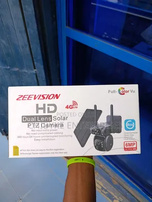 6mp Ultra Hd Dual Lens Solar PTZ Camera