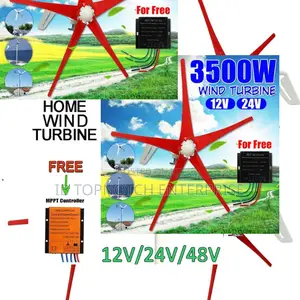 Off-Grid Energy Reliability: 3500w 48v Horizontal Wind Turbine
