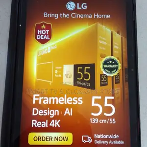 55 Inches Lg Sleek Android Tv Ai Thinq