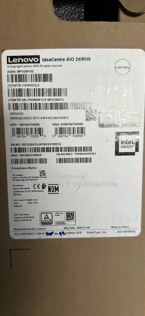 New Lenovo ideacentre AIO 520S 8GB Intel Core i7 SSD 512GB