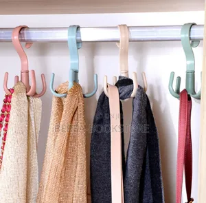 Multifunctional Rotating Hook Hanger 
4pcs