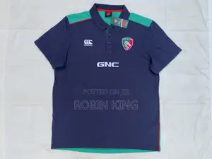 Canterbury Leicester Tigers Rugby Union Polo Shirt Size X L