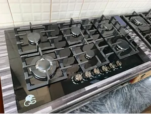 Original Gs 8mm Glass Top 6 Burners Inbuilt Gas Cooker Hob Automatic