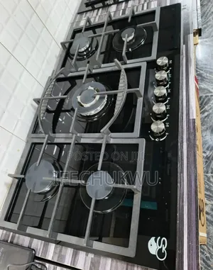 Original Gs Made in Turkey Cast Iron Built-in 5 Burners Gas Cooker