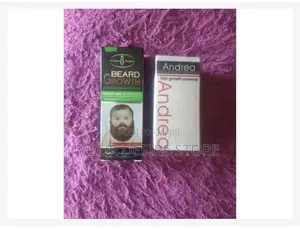 Beard Oil Andrea + 1 Beard Growth for Correction of Bald Hair