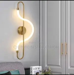 Lovely Wall Light, Gold and Black Body Available