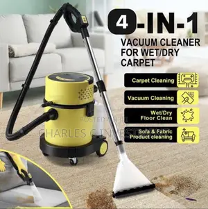 4-in-1 Upholstery Vacuum; Wet/Dry Carpet Cleaner for Sofa Home