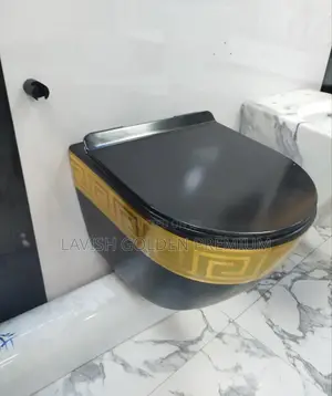 Luxury Wall Hung Toilet Seat Set.