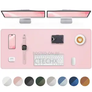 Non-Slip Desk Mat, Laptop Mat Large Mouse Pad, (Pink, 90 X 43 Cm)