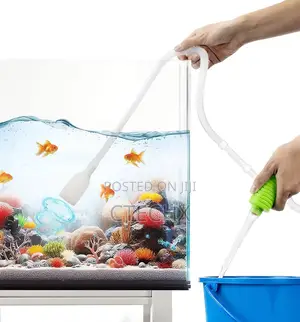 Luigi's 3-in-1 Syphon Fish Tank Cleaner For Aquarium