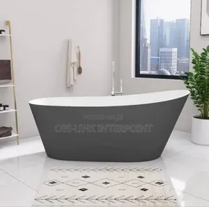 Sleek Freestanding Acrylic Bathtub