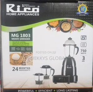 Rico Mixer, Blender and Grinder 3 Jar