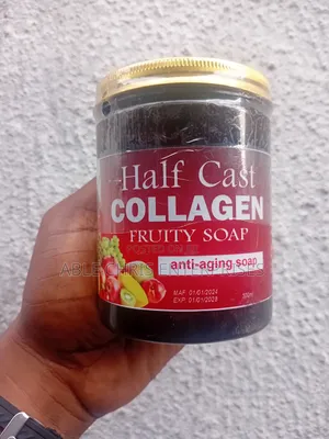 Half Cast Collagen Fruity Soap.