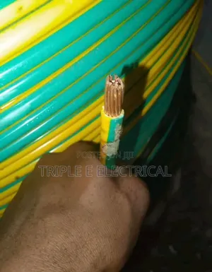 35mm Single Core Pvc Green And Yellow Cable
