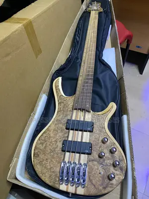 Luxars S-B60 5-String Active Electric Bass Guitar