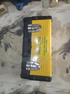 Plastic Iron Tool Box Empty
