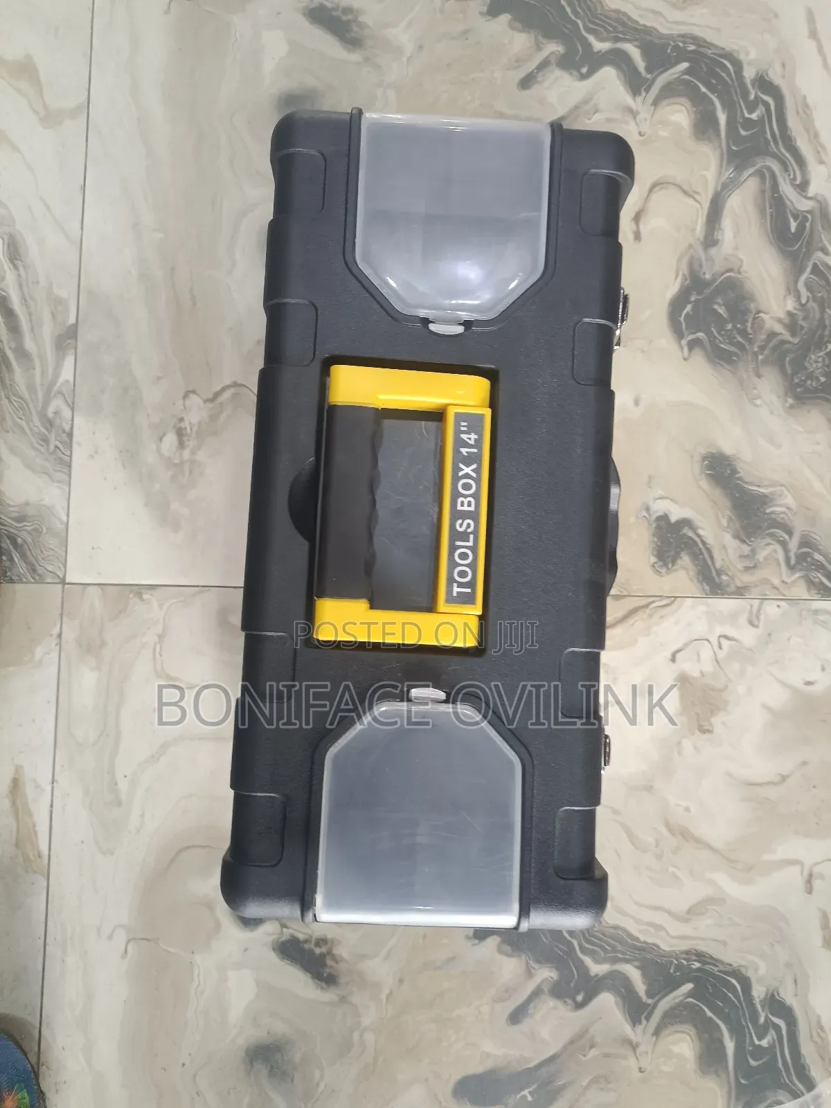 Plastic Iron Tool Box Empty