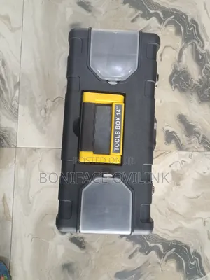 Plastic Iron Tool Box Empty