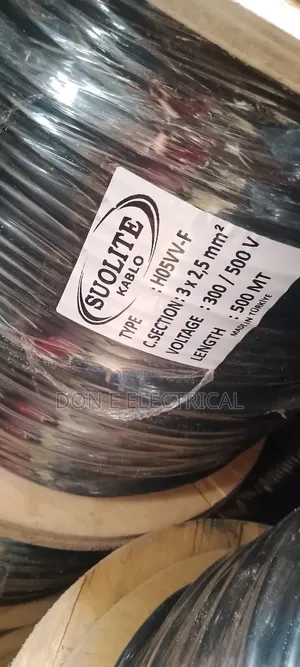 2.5mm 3core Flexible Cable 100% Cooper