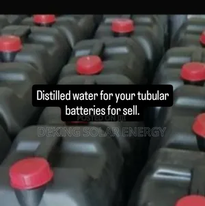 Distilled Water for Tubular Batteries