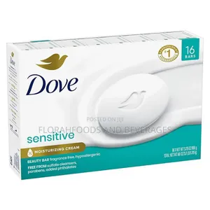 Dove Sensitive Bar Soap Pack Of 16