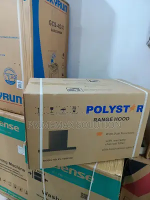 Stylish Black Chimney Polystar Range Hood Pv-Td6010b