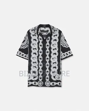 Original Versace Medusa Chains Silks Shirts Available in Store