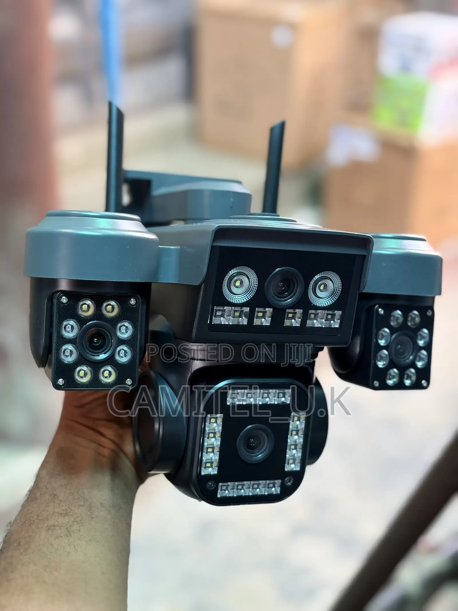 4-Lens, Double Panel Ai Solar Camera