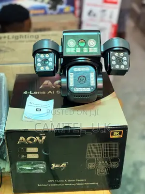 4-Lens, Double Panel Ai Solar Camera