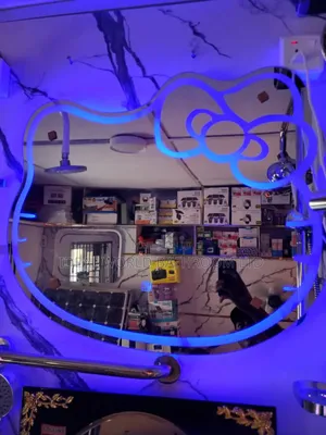 Led Blue Mirror