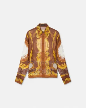 Original Versace Cameo Print Silks Shirts Available in Store